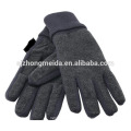 Red polyester embroidery Fleece Gloves